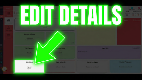 Editing client details