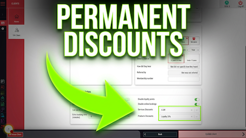 Apply Permanent Discounts to Clients