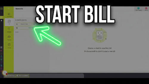 Starting a bill