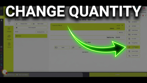 Change item quantity