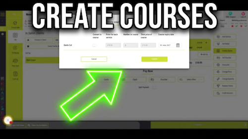 Create a course of services