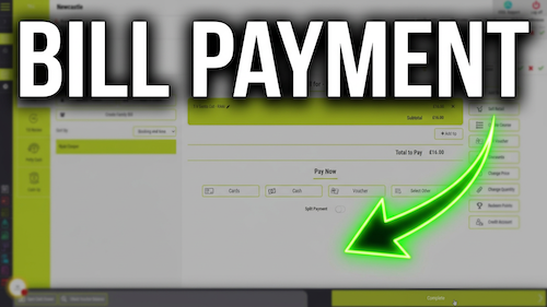 Complete a bill payment