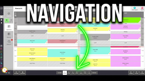 Navigating the diary
