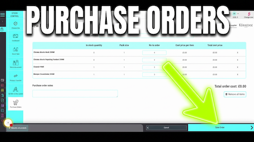 Create purchase orders