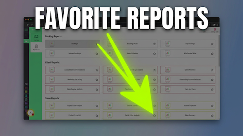 Favourite reports