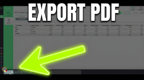 Export reports as PDF