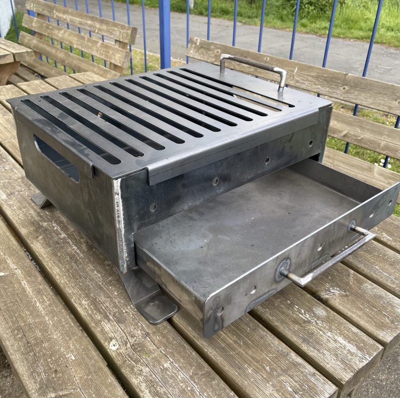 FOR SALE PORTABLE FIRE PIT/GRIDDLE S&K Sprayer Services