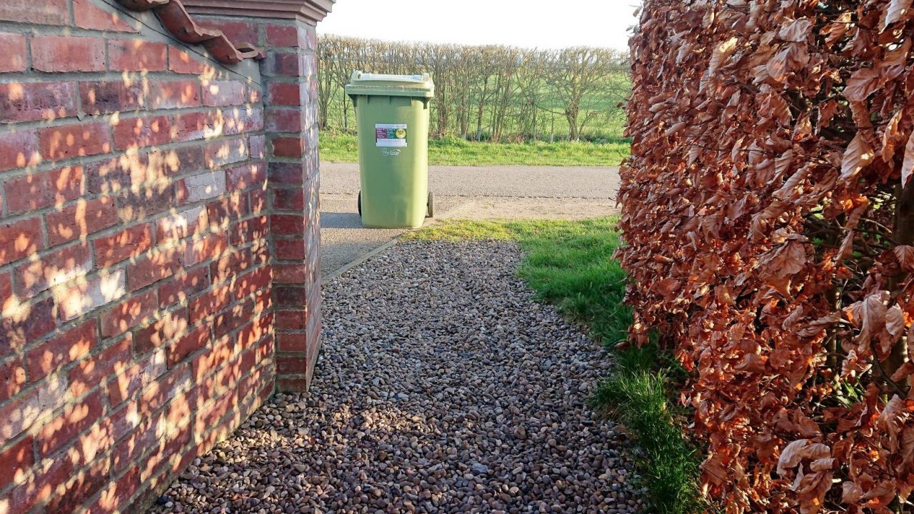 The print & mailing of garden waste labels for bin collections