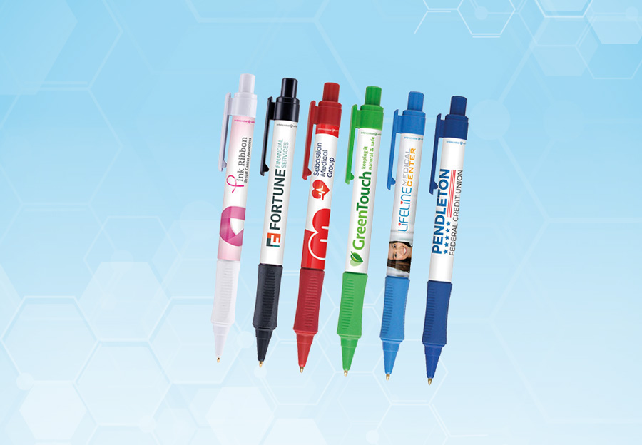 antibacterial branded pens