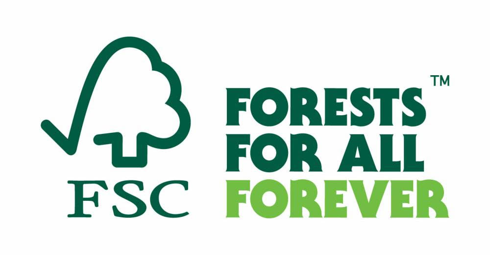 fsc logo woodland trust paper