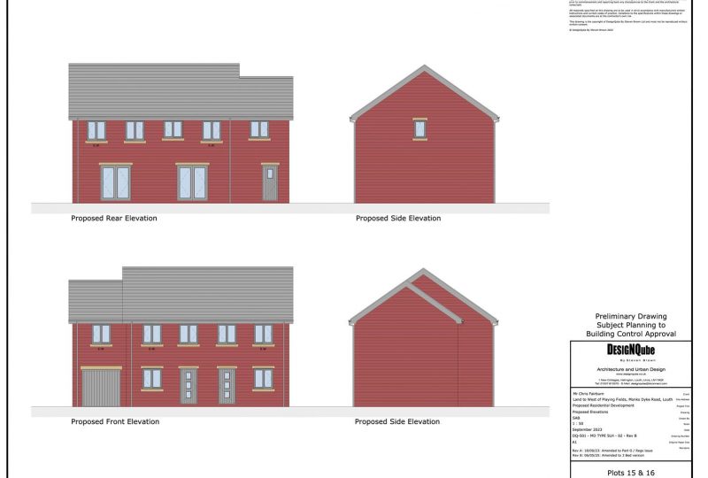 Plot 16, Monks Dyke Road Development, Louth