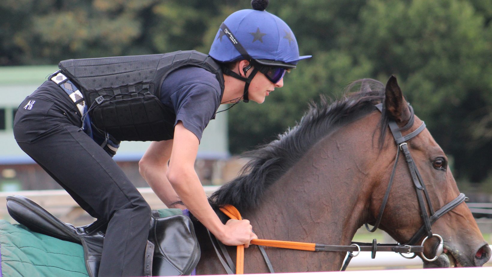 Freddie Wilks undertaking the Foundation Course at the National Horseracing College