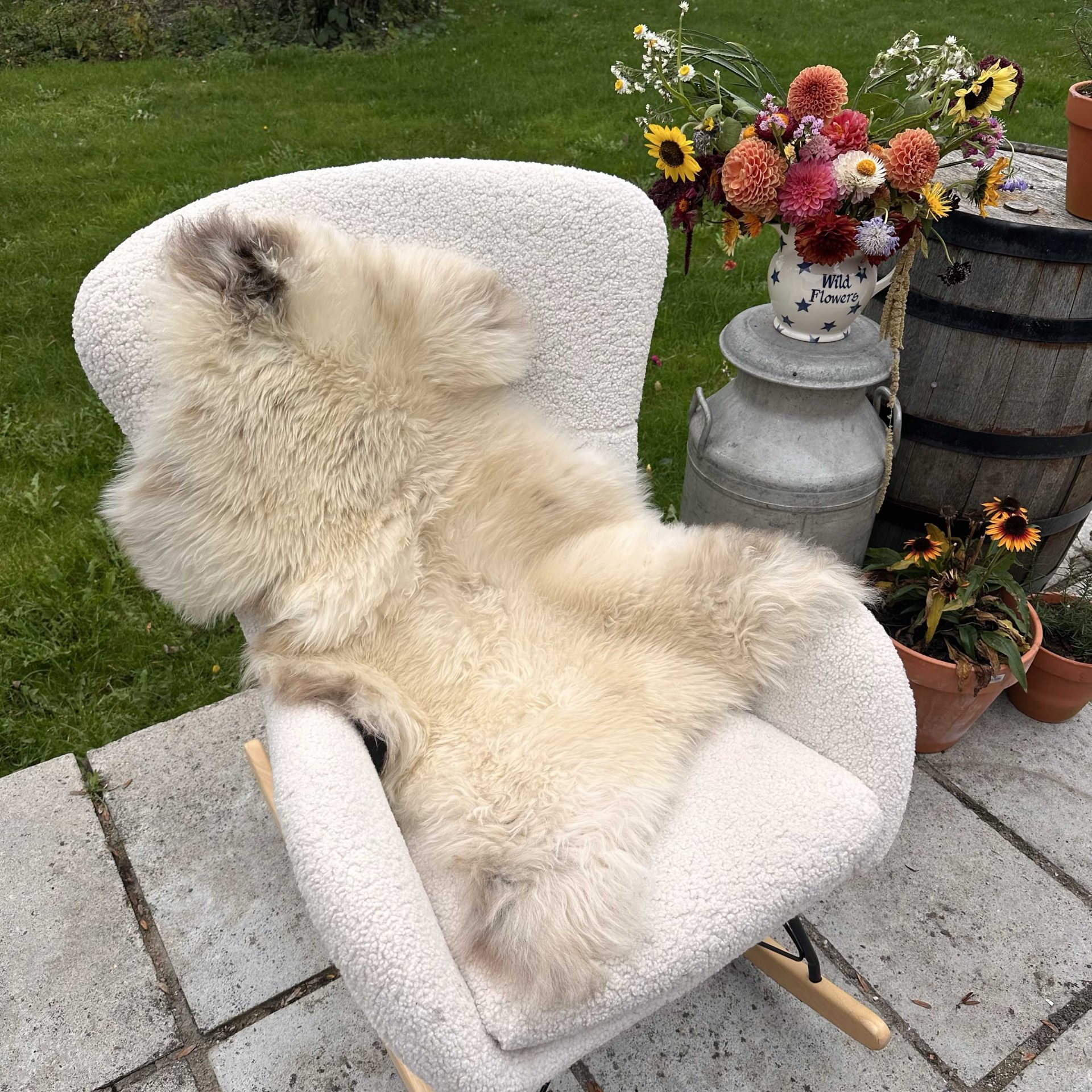 Natural Coloured British Sheepskin – 12