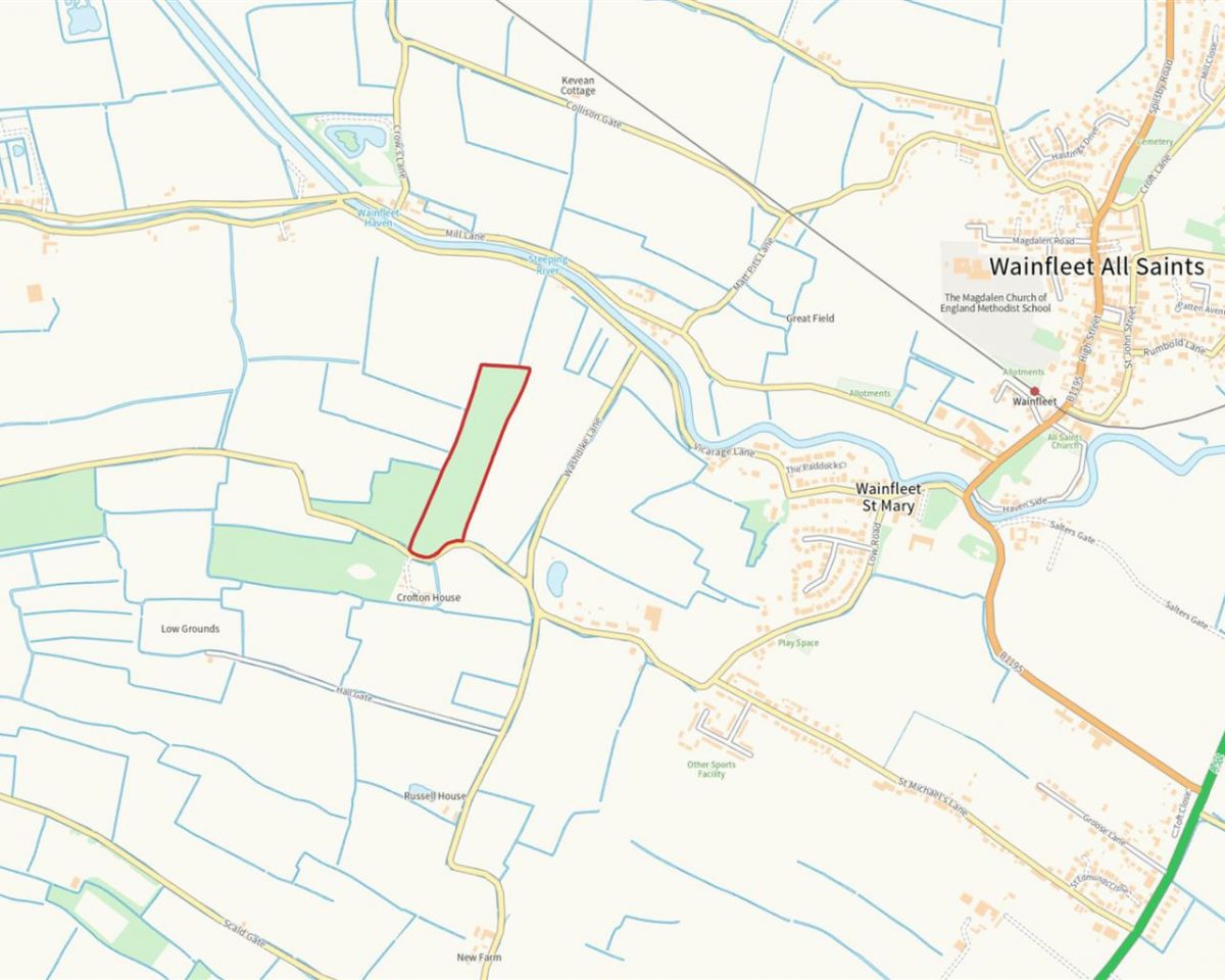 10.45 Acres of Established Woodland, Wainfleet St Mary