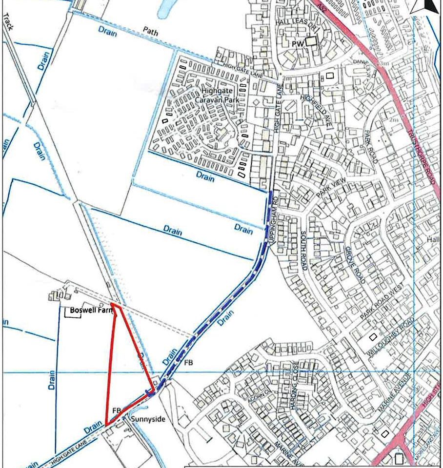 3.10 Acres of Amenity Agricultural Land, Sutton on Sea