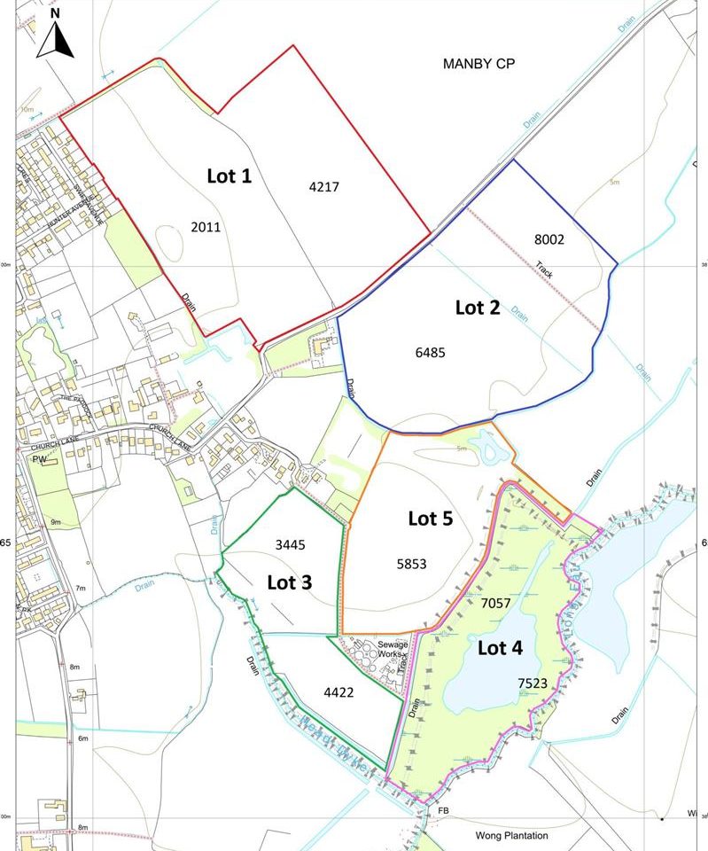 157.44 Acres of Arable, Pastureland & Wetlands, Manby